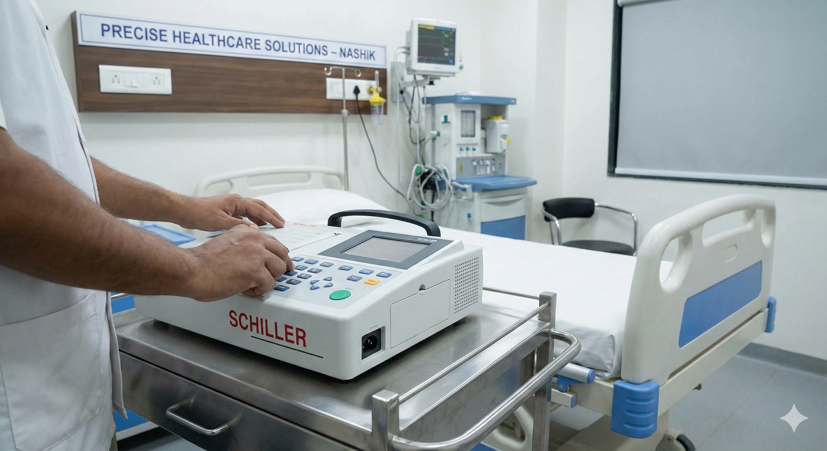 Authorized Schiller ECG machine and medical equipment supplier in Nashik and Jalgaon.